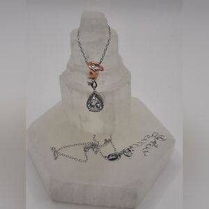 N10 Sterling Silver Rose Necklace- Charmed Aroma